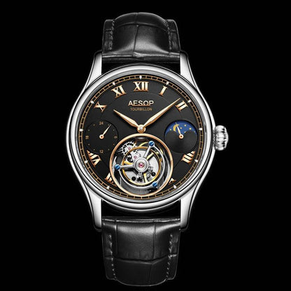 Aesop Original Limited Edition Flying Tourbillon Skeleton 7020 (Mechanical) - RUBASO