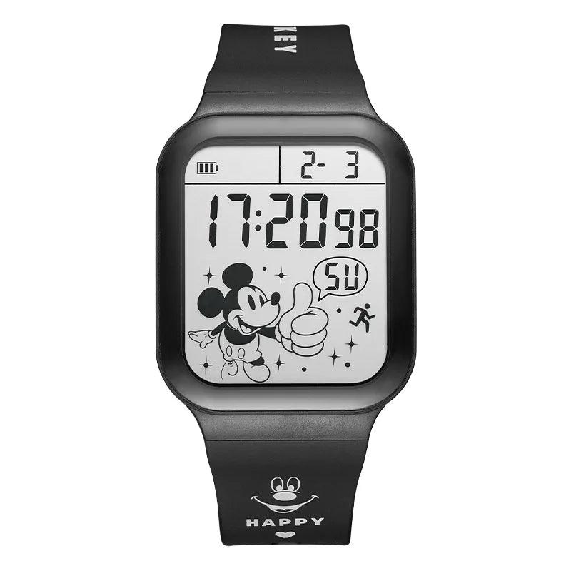 Disney Astronaut Micky Mouse Digital Wristwatch Children Kid Boy Girl Unisex Student Clock Chronograph Repeater Rectangle Dial - RUBASOnullRUBASORUBASOnull