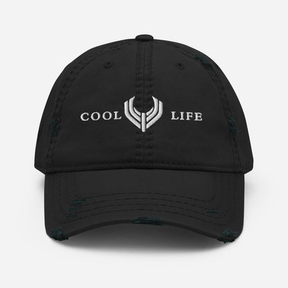 Distressed Dad Hat Cool Life - rubaso.