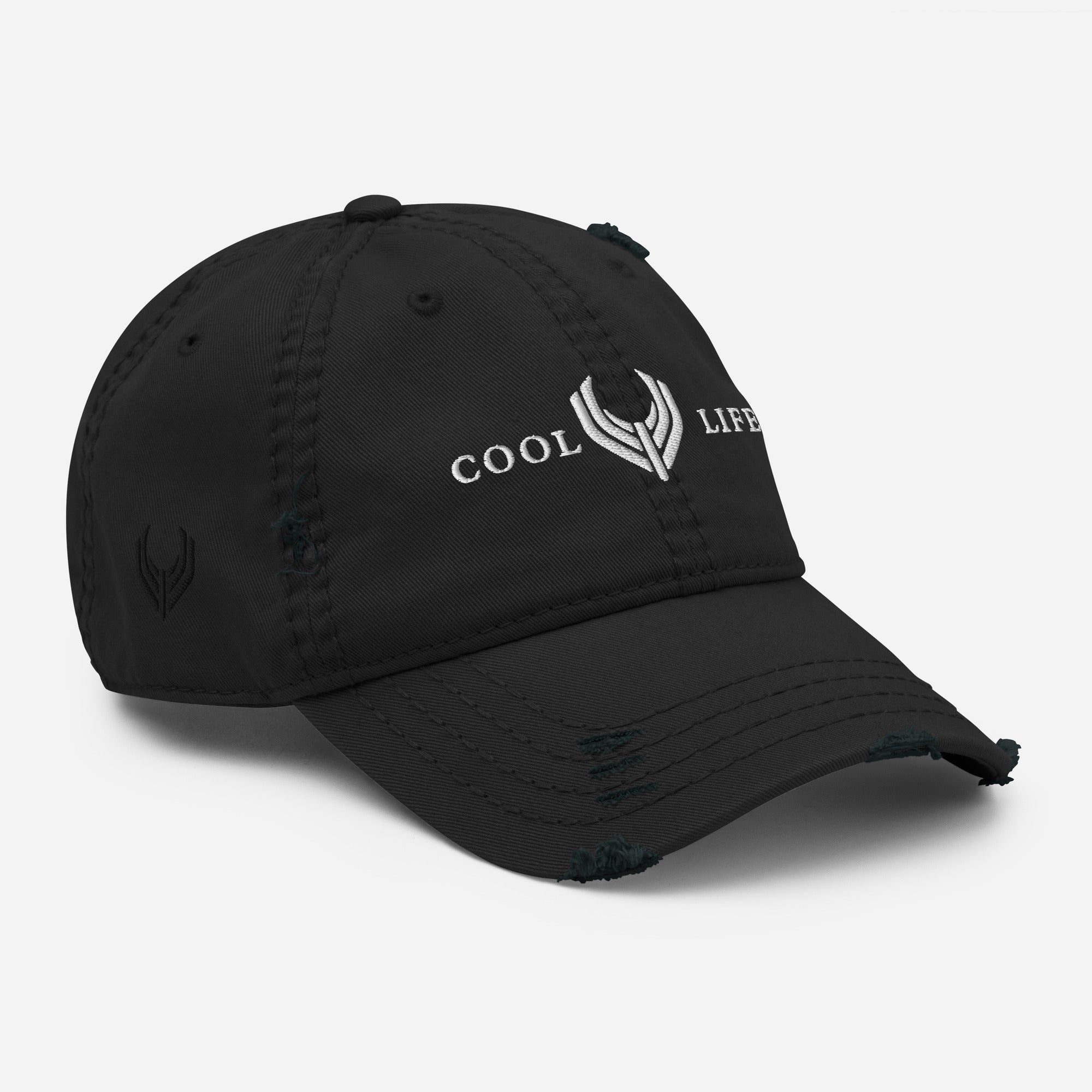 Distressed Dad Hat Cool Life - rubaso.