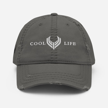 Distressed Dad Hat Cool Life - rubaso.