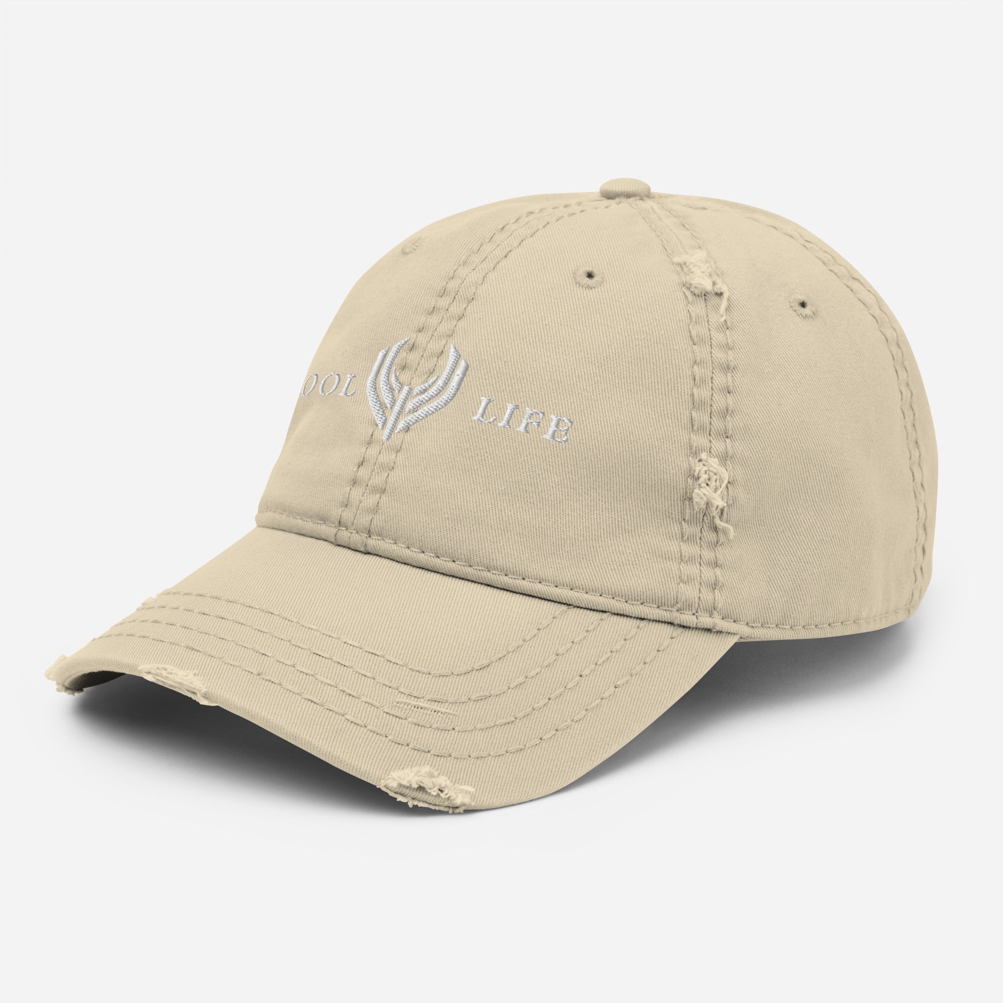 Distressed Dad Hat Cool Life - rubaso.