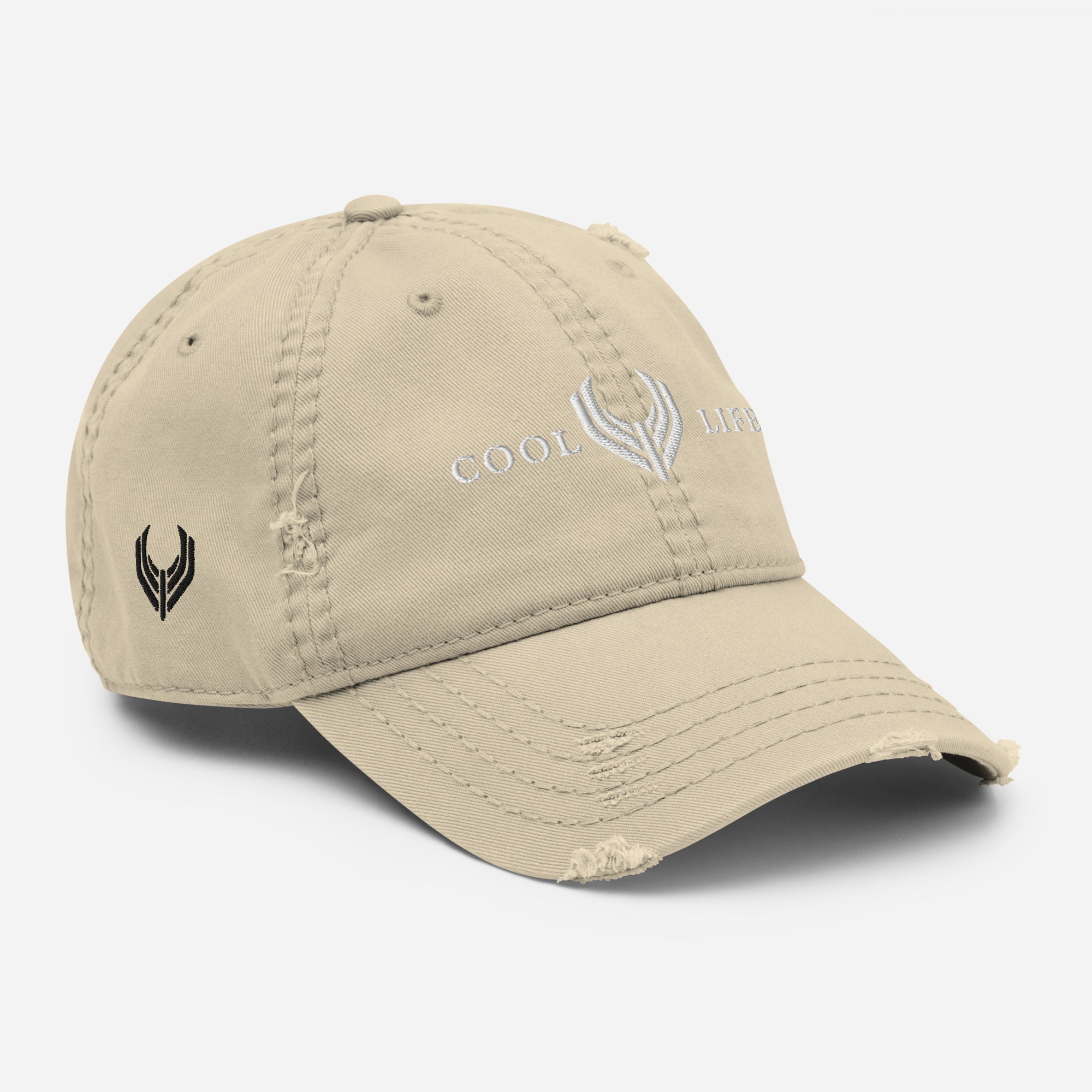 Distressed Dad Hat Cool Life - rubaso.