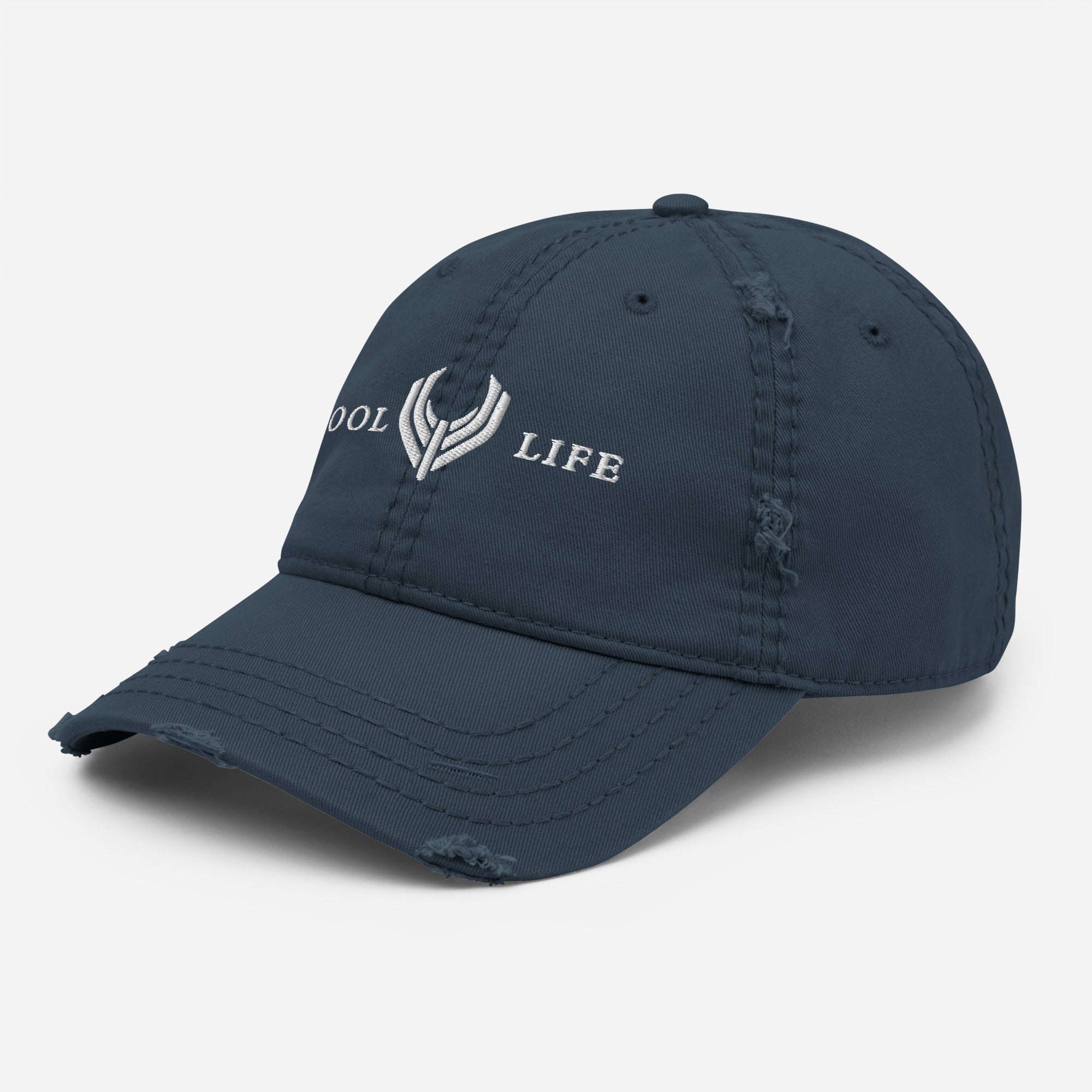 Distressed Dad Hat Cool Life - rubaso.