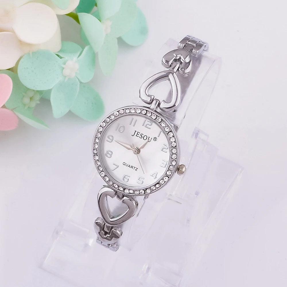 JESOU JS-M-003 Set Gift (Including Watch, Earrings, Necklace, Ring) - RUBASO