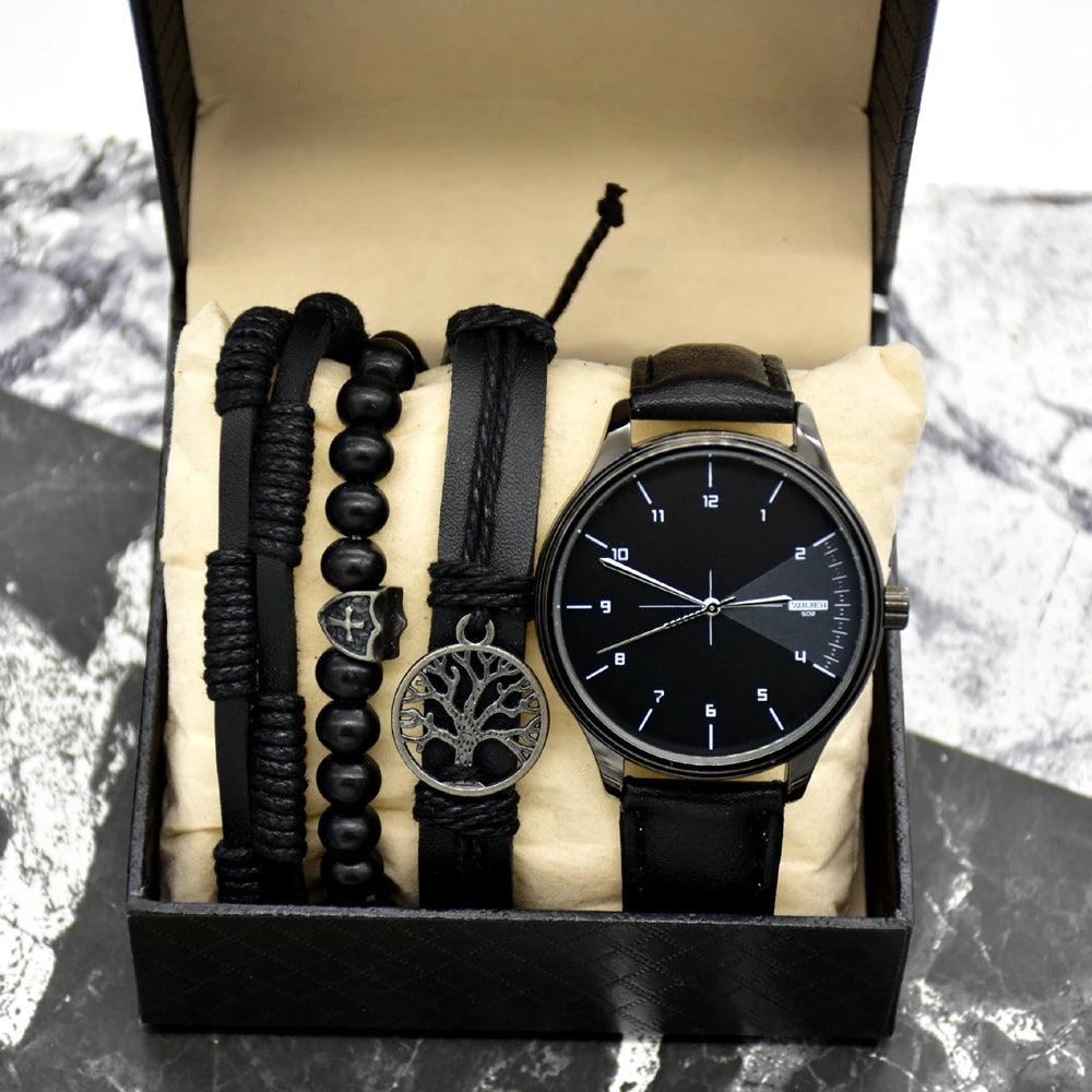 JESOU Watch & Bracelets Set Gift - RUBASO