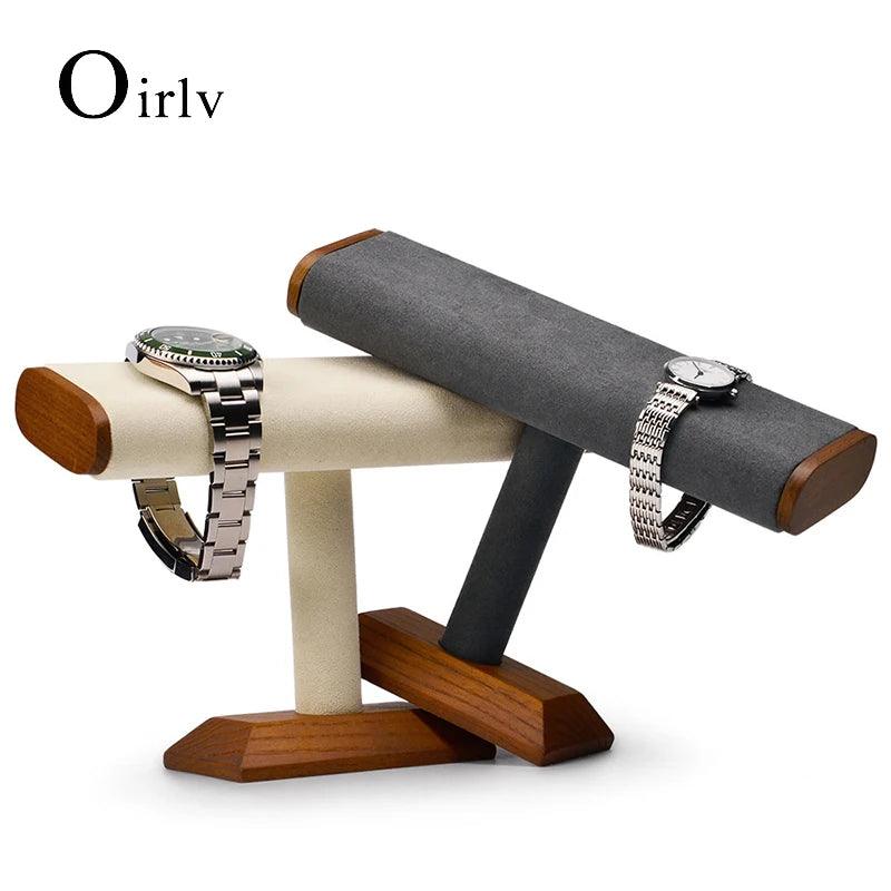 Oirlv Solid Wood T-Bar Watch Display Stand - RUBASO