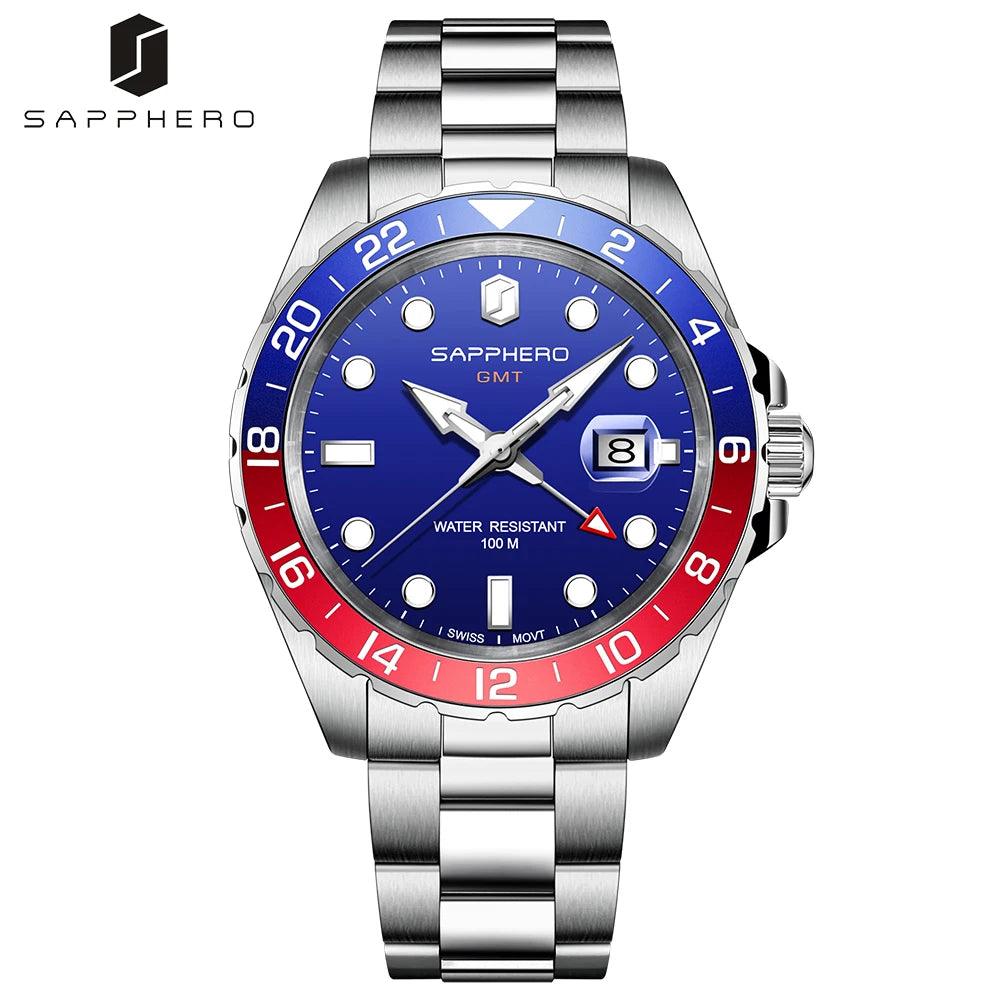 SAPPHERO Altair SO-2106 GMT (Quartz) - RUBASO