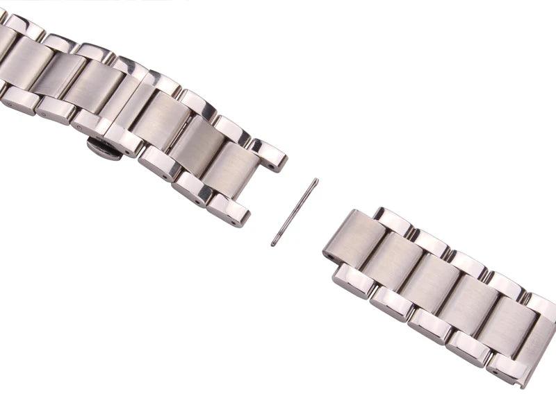Stainless Steel Watch Band Bracelet 18 20 21 22 23 24mm - RUBASO
