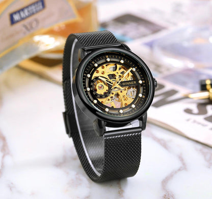 T-Winner Skeleton Stainless Steel 8251 (Mechanical) - RUBASO