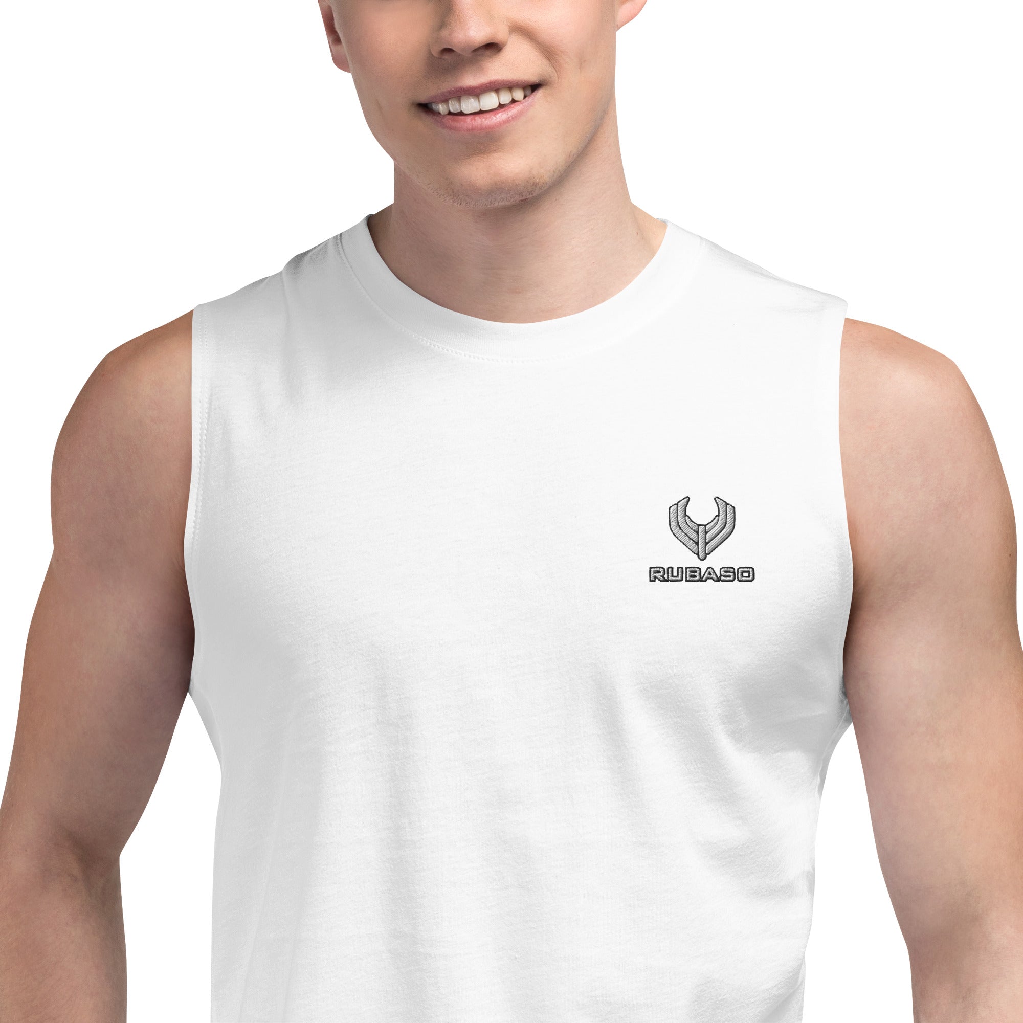 RUBASO Muscle Tank Shirt Cotton