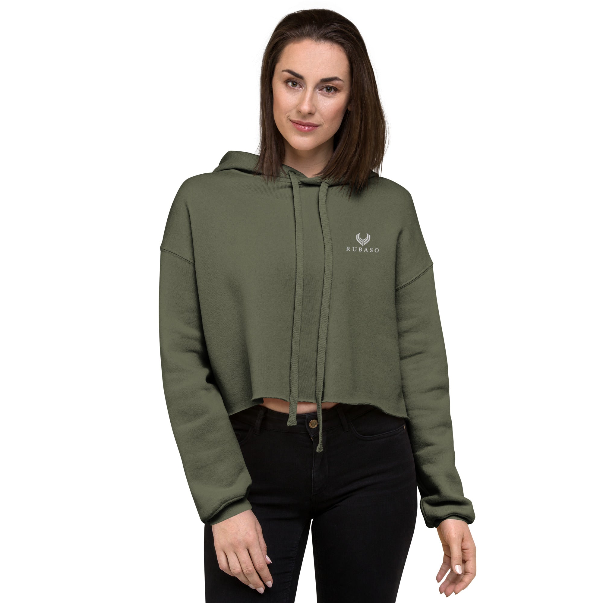 RUBASO WOMEN Crop Hoodie Comfortable