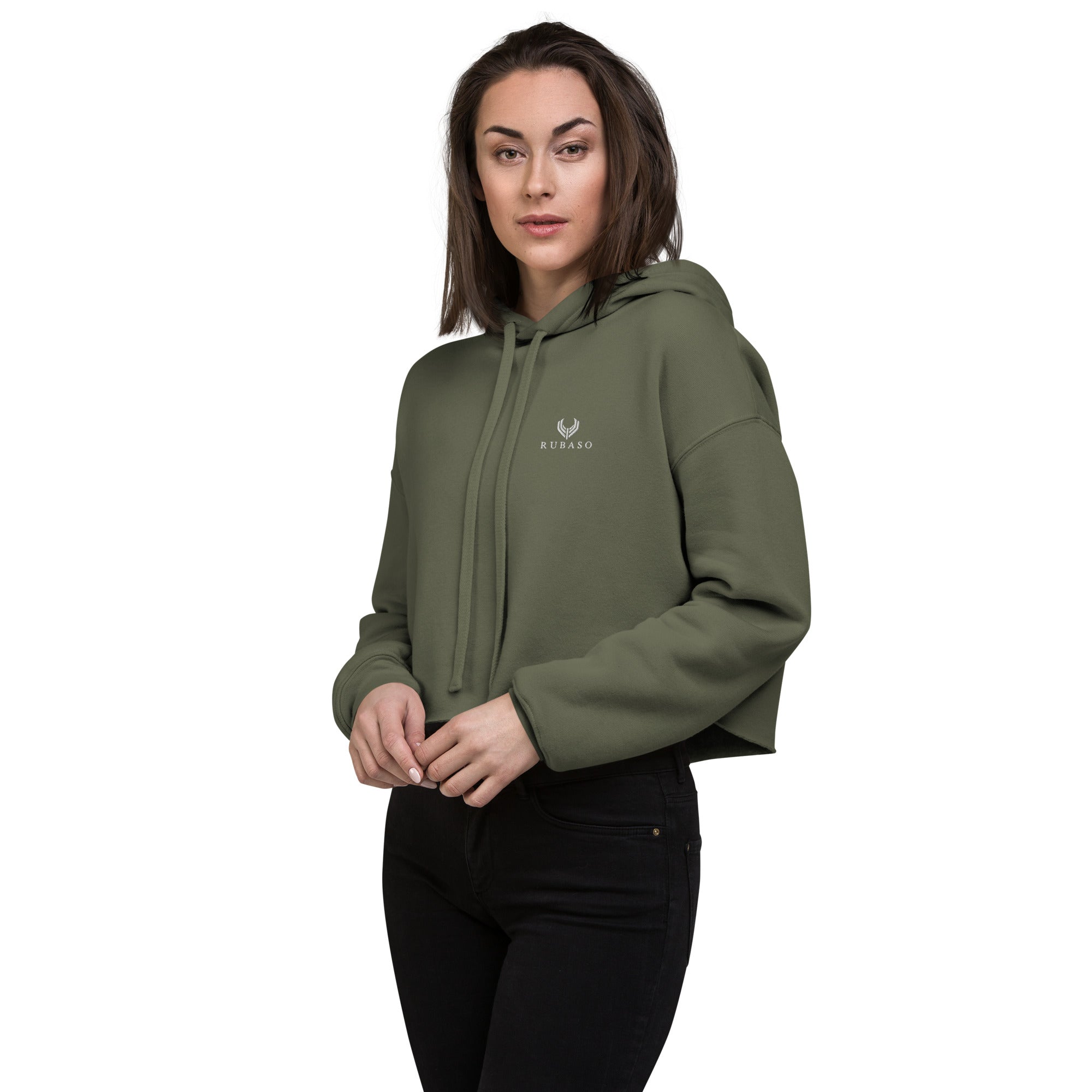 RUBASO WOMEN Crop Hoodie Comfortable