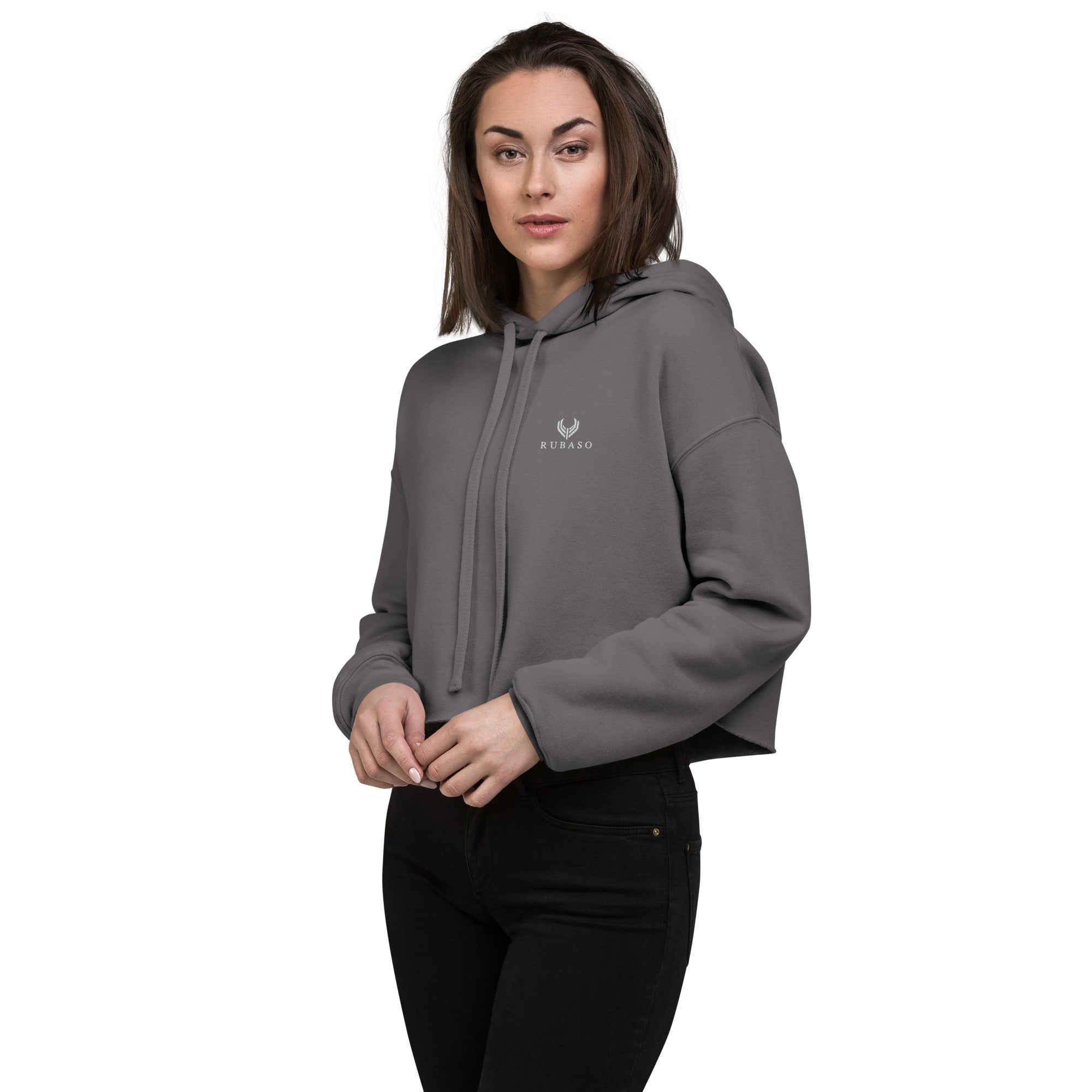 RUBASO WOMEN Crop Hoodie Comfortable