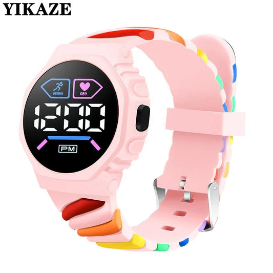 YIKAZE Rainbow Kids Watch (Digital) - RUBASO